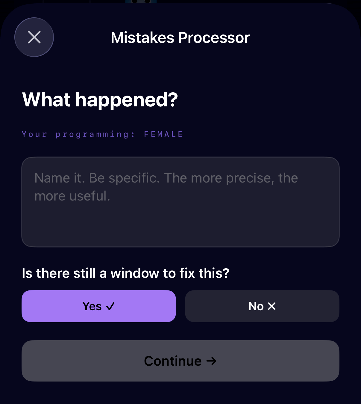 mistakes processor
