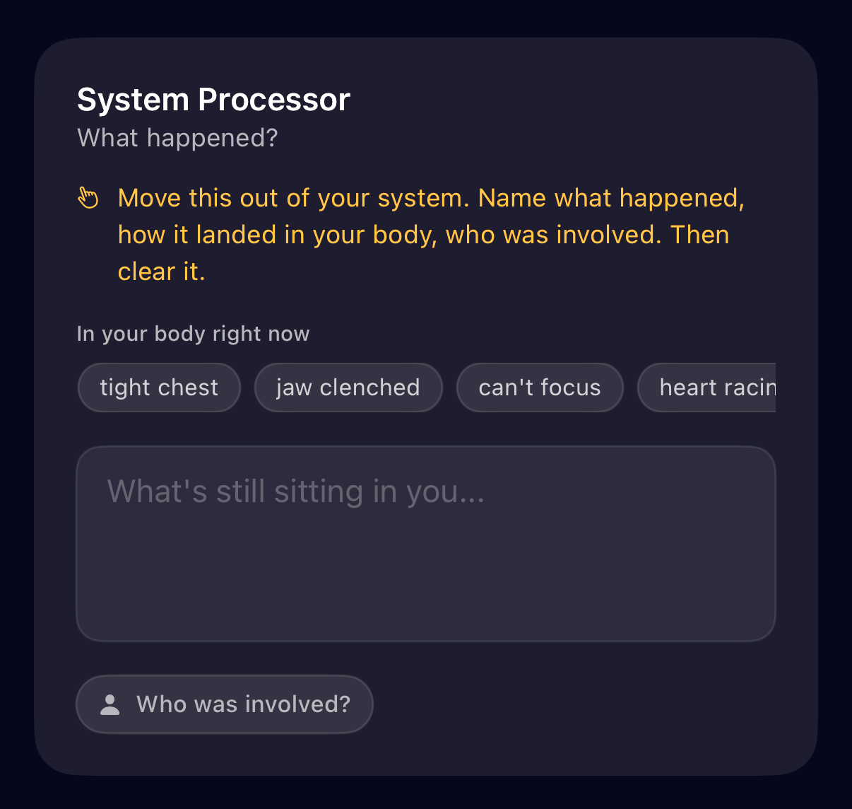 system processor